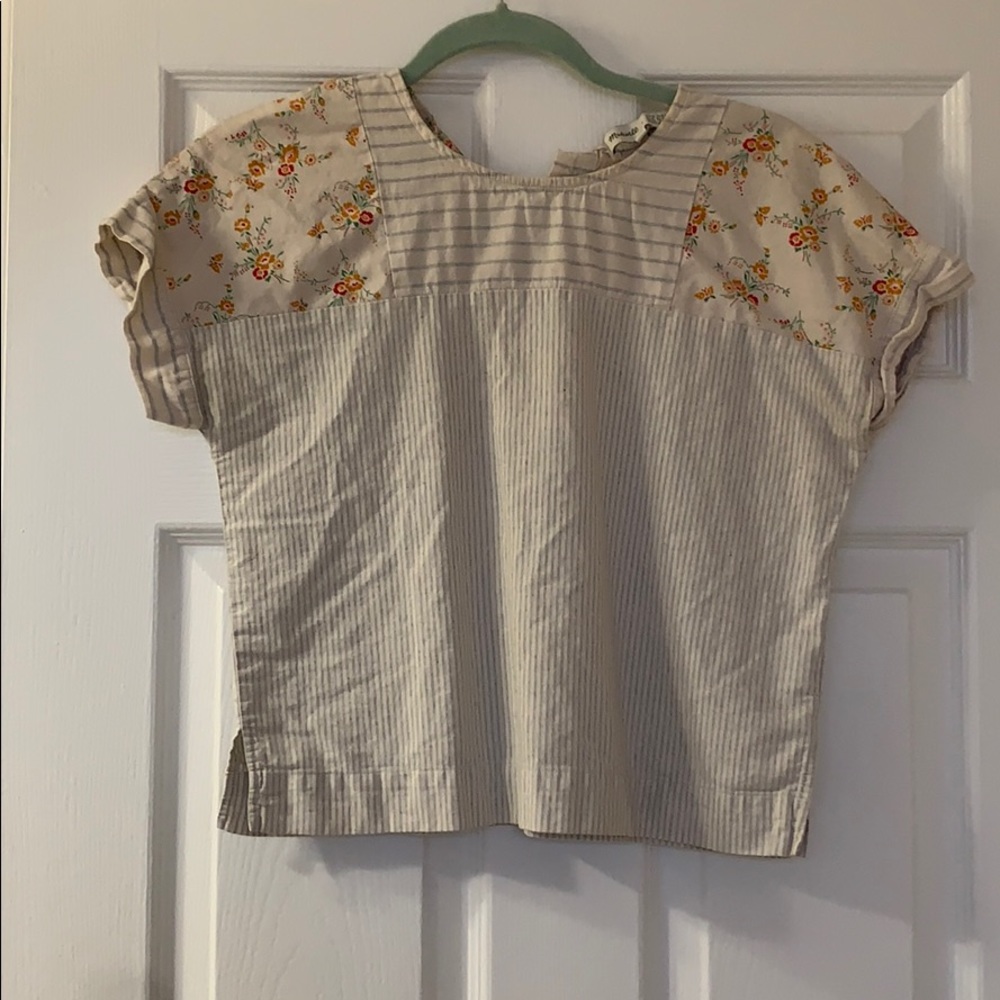 Madewell x The New Denim Project blouse